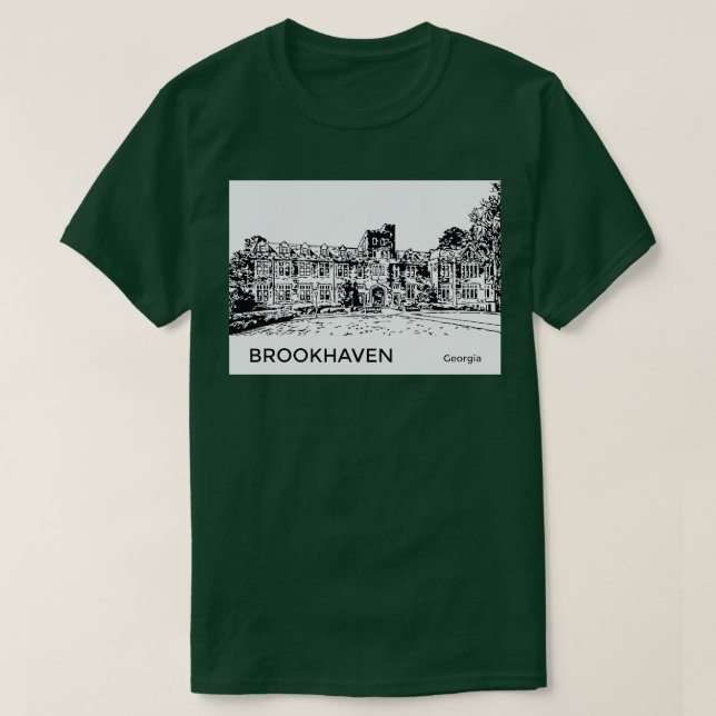 Camiseta Brookhaven Georgia TShirt (Frente do Design)