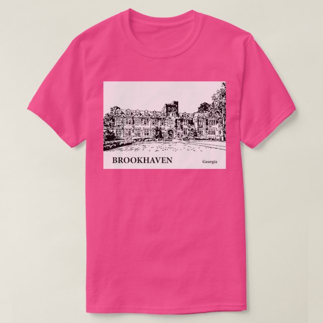 Camiseta Brookhaven Georgia TShirt 2 (Frente do Design)