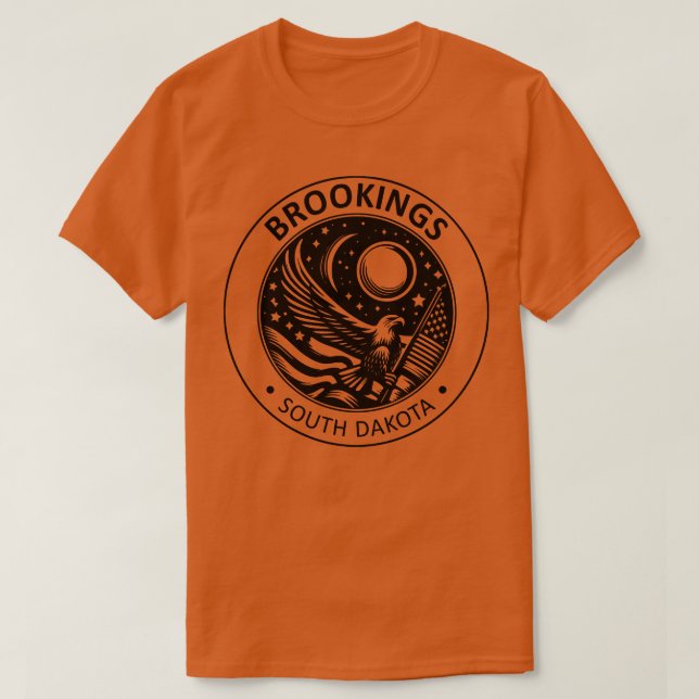 Camiseta Brookings Dakota do Sul (Frente do Design)