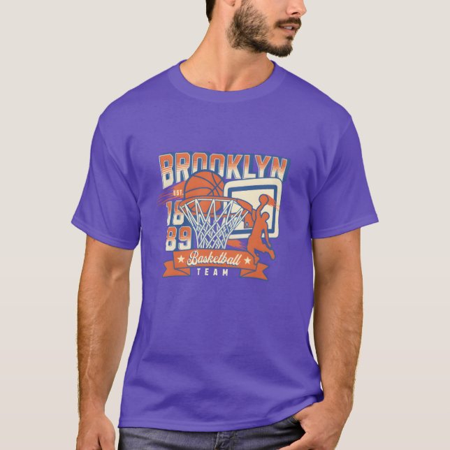 Camiseta Brooklyn Basketballeam Athletic Sports (Frente)
