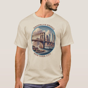 Camiseta Brooklyn Bridge Nova Iorque