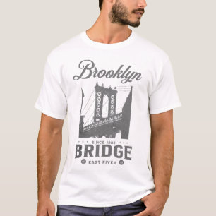Camiseta Brooklyn Bridge Vintage NYC T Shirt
