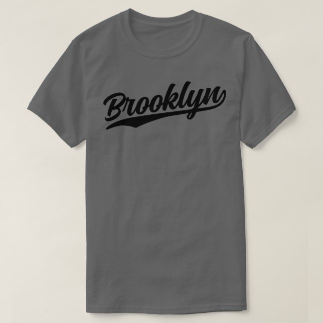 Camiseta Brooklyn Cursive (Frente do Design)