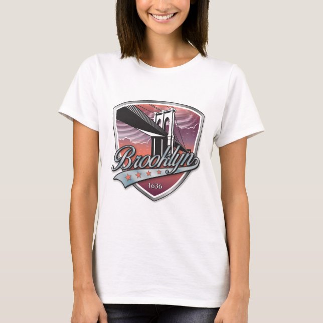 Camiseta Brooklyn Design Silver (Frente)