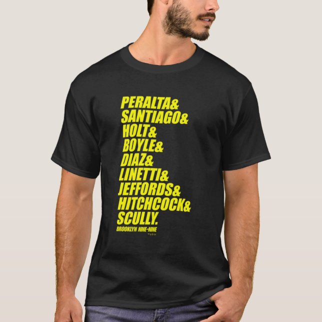 Camiseta Brooklyn Nine Ampersand (Frente)