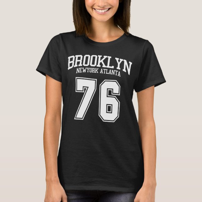 CAMISETA BROOKLYN NOVA IORQUE ATLANTA 1976 (Frente)