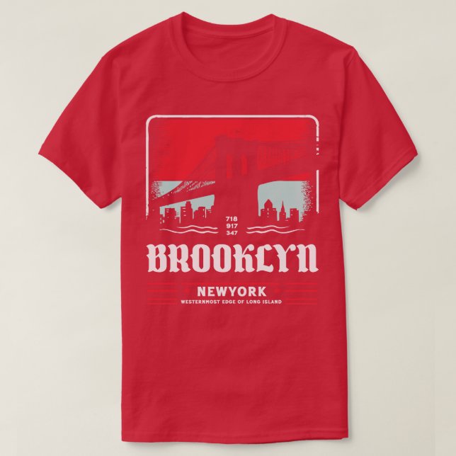 Camiseta Brooklyn Nova York 1 (Frente do Design)