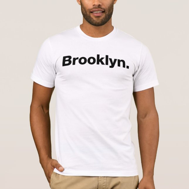Camiseta Brooklyn (preto) (Frente)