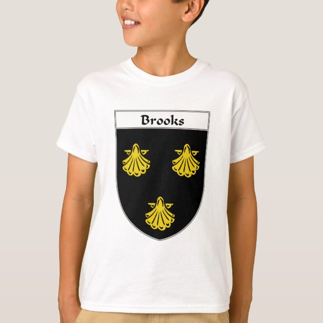 Camiseta Brooks Coat of Arms/Family Crest (Frente)