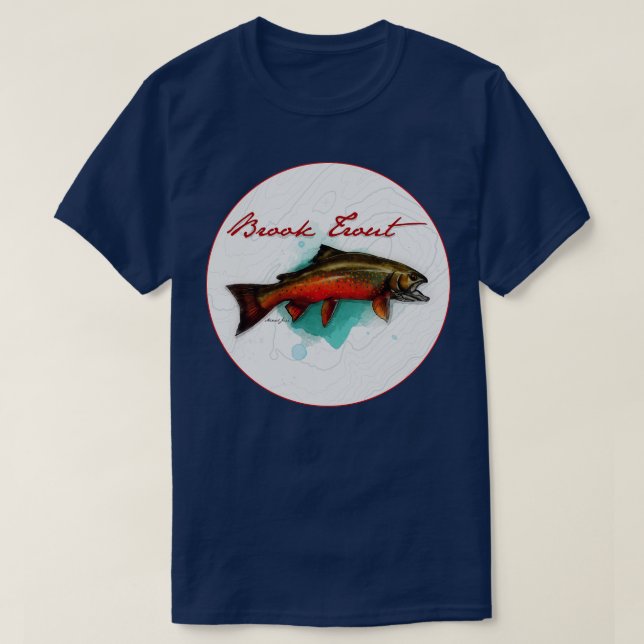 Camiseta BrookTrout (Frente do Design)