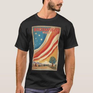 Camiseta Broomfield Colorado Viagens vintage Turismo nos Es