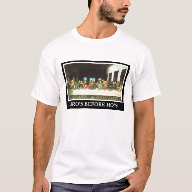 Camiseta Bros antes de Hos, a última ceia (Frente)