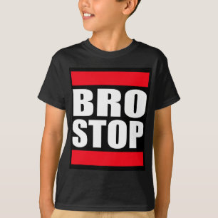 Camiseta BROSTOP engraçado anti Brostep Dubstep