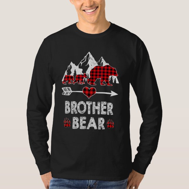 Camiseta Brother Bear Red Buffalo Xadrez Brother Bear Pajam (Frente)
