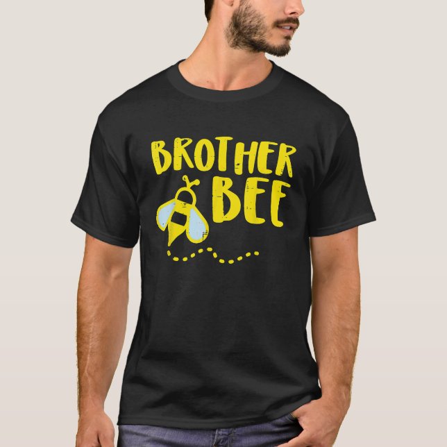 Camiseta Brother Bee Family Matching Bro Men Boys Kids Todd (Frente)