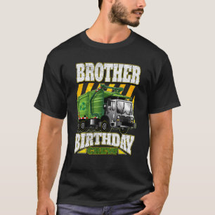 Camiseta Brother Birthday Crew Garbage Trucks