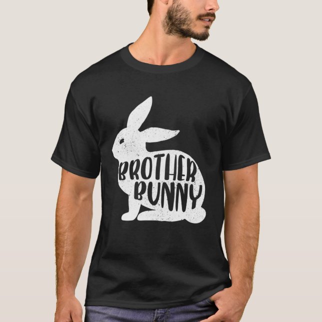 Camiseta Brother Bunny Cute Matching Family Easter (Frente)
