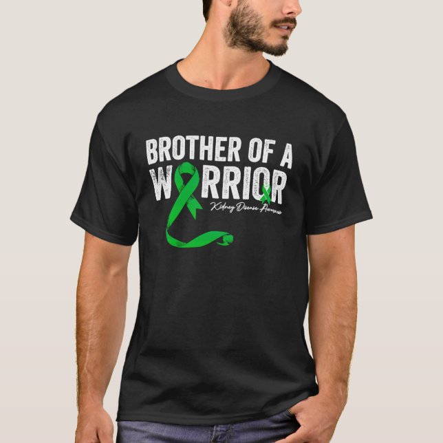 Camiseta brother of a Warrior Kidney Disease Awareness (Frente)