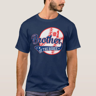 Camiseta Brother of Rookie 1st Birthday Baseballheme Matchi