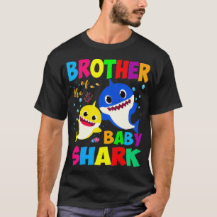 Camiseta Brother Of The Baby Shark Birthday Brother Shark _