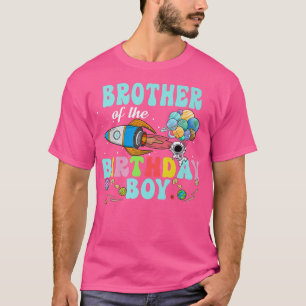 Camiseta Brother Of The Birthday Astronaut Boy Space Party