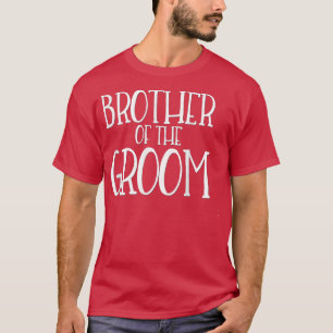 Camiseta Brother of the GroomWedding Party Bride Family Tri