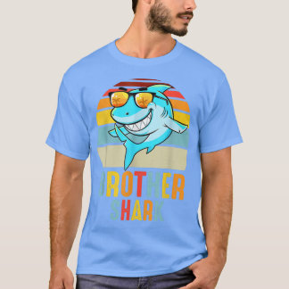 Camiseta Brother Shark Vintage Retro Pijamas Lover Fa