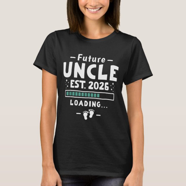 Camiseta Brother To Uncle Pregnancy Announcement - Future U (Frente)