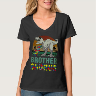 Camiseta Brothersaurus Dinosaur Rex Irmão Saurus Autism A
