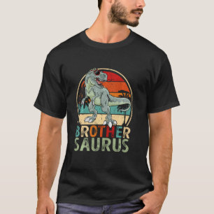 Camiseta Brothersaurus T Rex Dinossaur Engraçado Irmão Suru