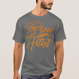 Camiseta Brow Artista das sobrancelhas maquiadoras Cosmetól