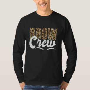 Camiseta Brow Crew Artista Brow Tech Leopard Brow Creme