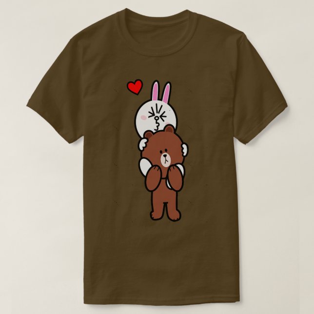 Camiseta Brown Bear Cony Carry Me Home My Love (Frente do Design)