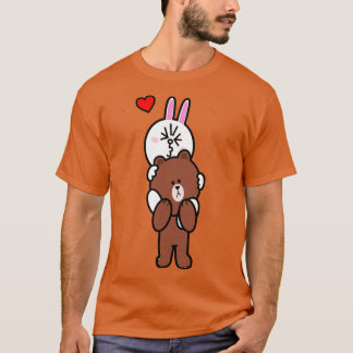 Camiseta Brown Bear Cony Me Carregar Para Casa Meu Amor