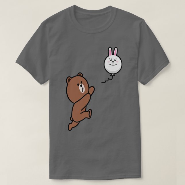 Camiseta Brown Bear Cony Não Quer Perder-Lo 1 (Frente do Design)