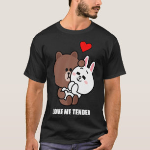 Camiseta Brown e Cony me amam com T-Shirt Clássica Tender