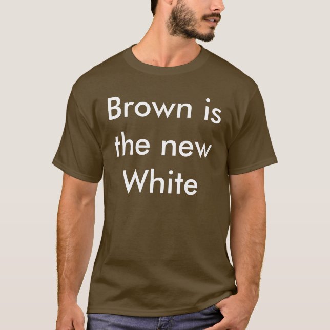 Camiseta Brown é o branco novo (Frente)