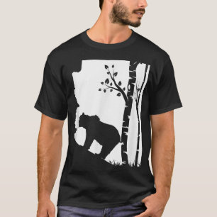 Camiseta Brown Grizzly Bear Hunting - Arizona map Hunter 