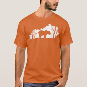 Camiseta Brown Grizzly Bear Hunting - Kentucky map Hunter