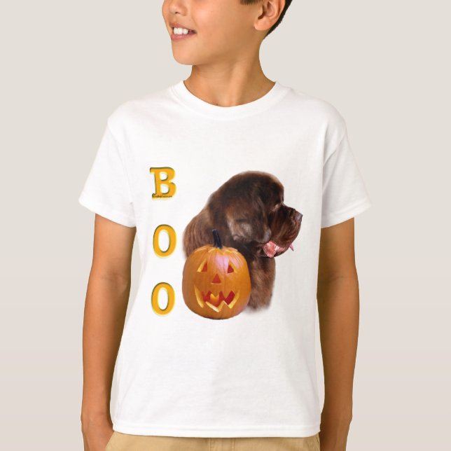 Camiseta Brown Halloween BOO, Terra Nova (Frente)