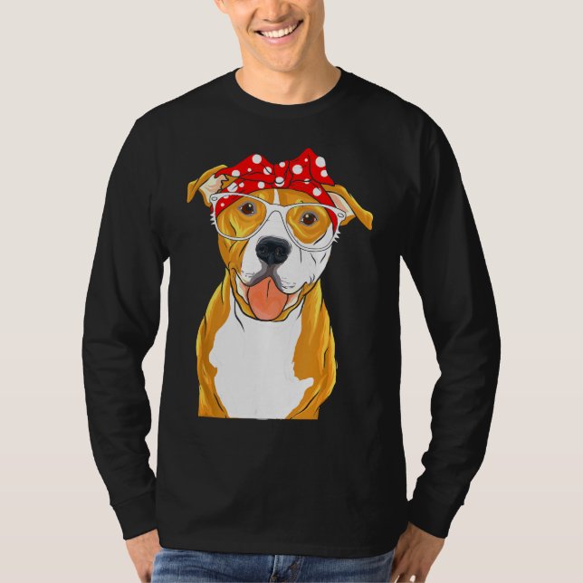 Camiseta Brown Pitbulny Engraçado Touro Mamãe (Frente)