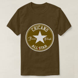 Camiseta Brown Pride de Chicano com estrela