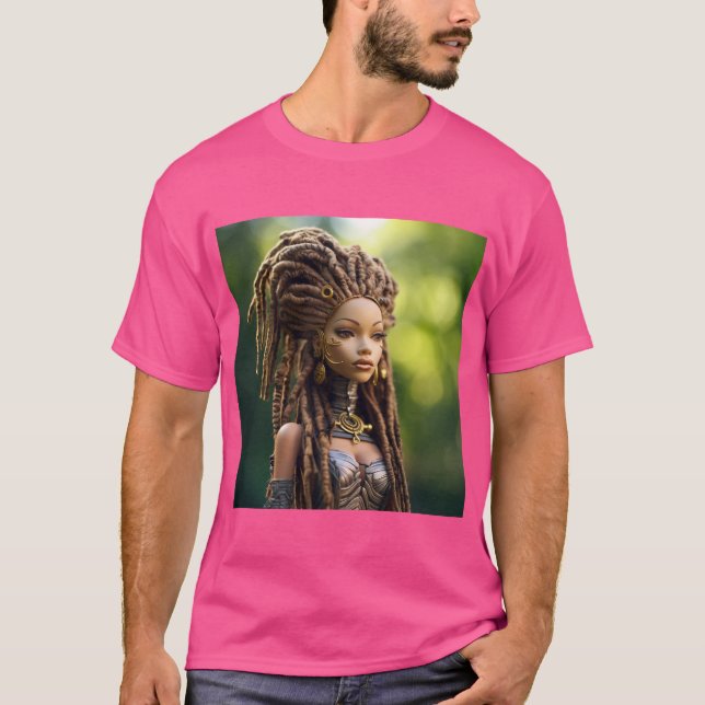 Camiseta Brown Skin Barbie (Frente)