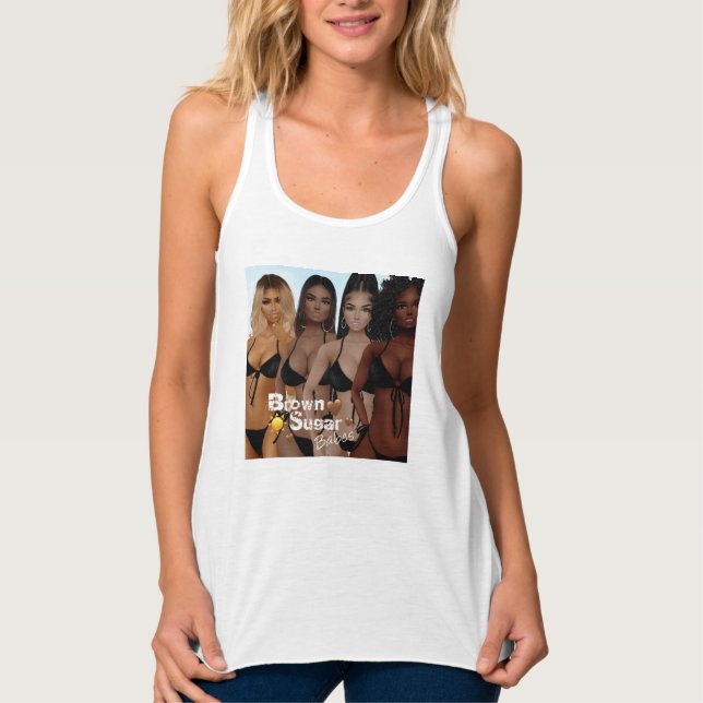 Camiseta Brown Sugar Babes Tank Top 2 (Frente)