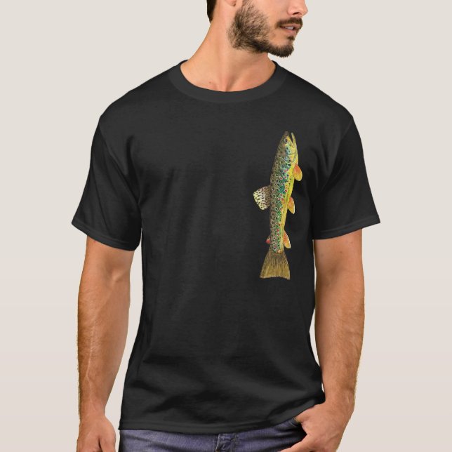 Camiseta Brown Trout Pescador (Frente)