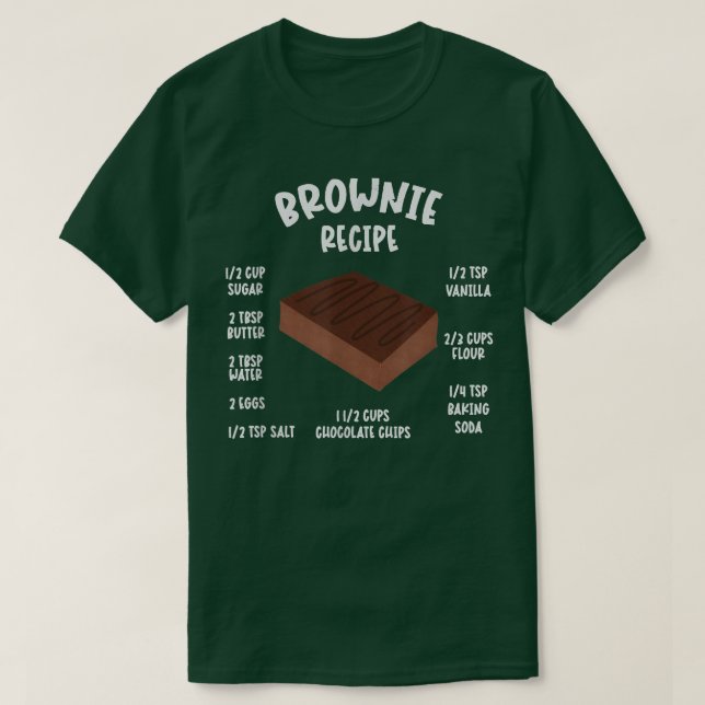 CAMISETA BROWNEE RECIPE CHRISTMAS BATIDA (Frente do Design)