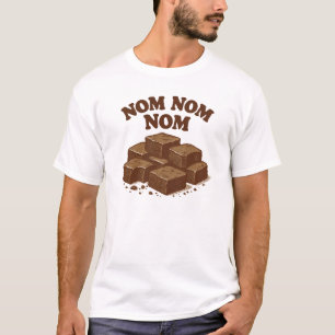 Camiseta Brownies Nom Nom Brownie Eater Brownie Brownie