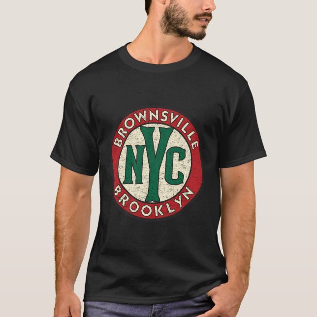 Camiseta Brownsville Brooklyn Vintage Road Sinal Distante (Frente)