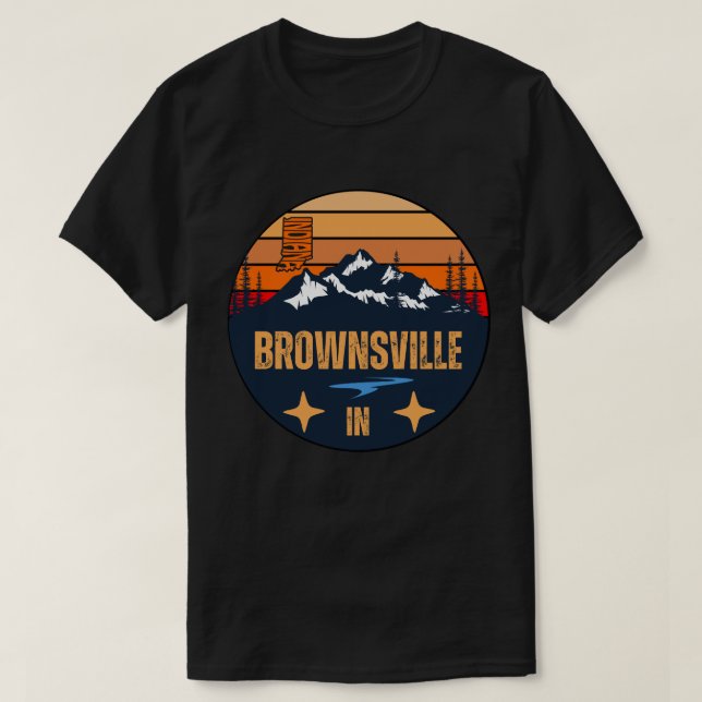 Camiseta Brownsville, Indiana (Frente do Design)