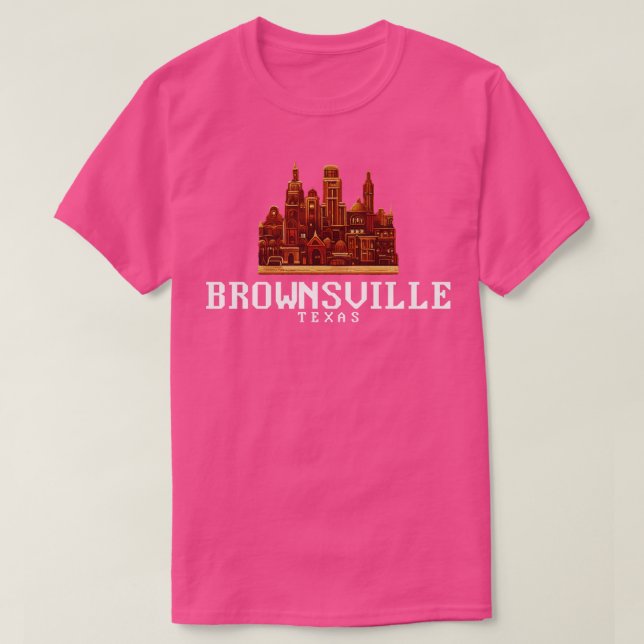 Camiseta Brownsville Texas (Frente do Design)